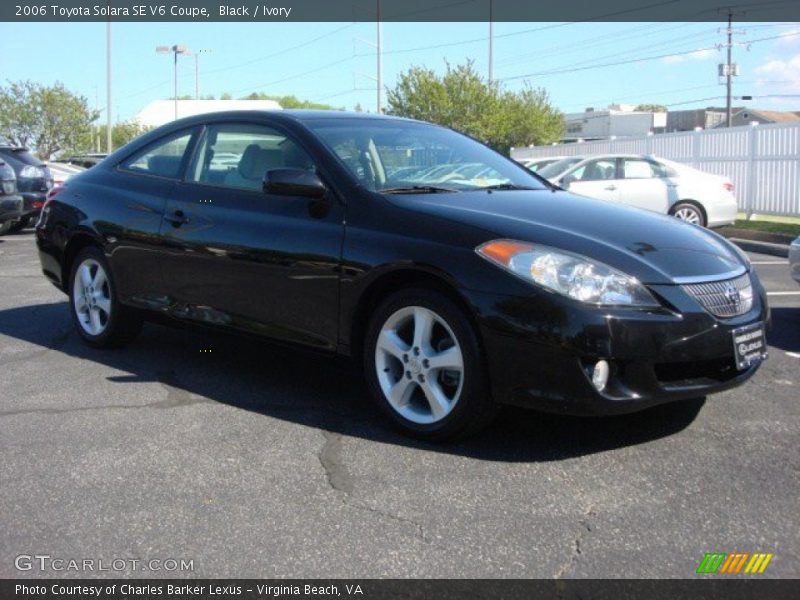 Black / Ivory 2006 Toyota Solara SE V6 Coupe