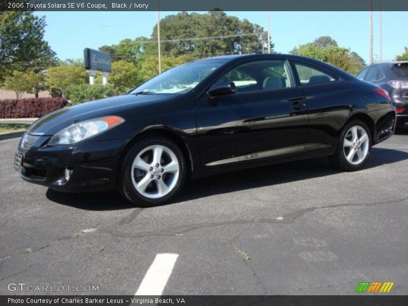 Black / Ivory 2006 Toyota Solara SE V6 Coupe