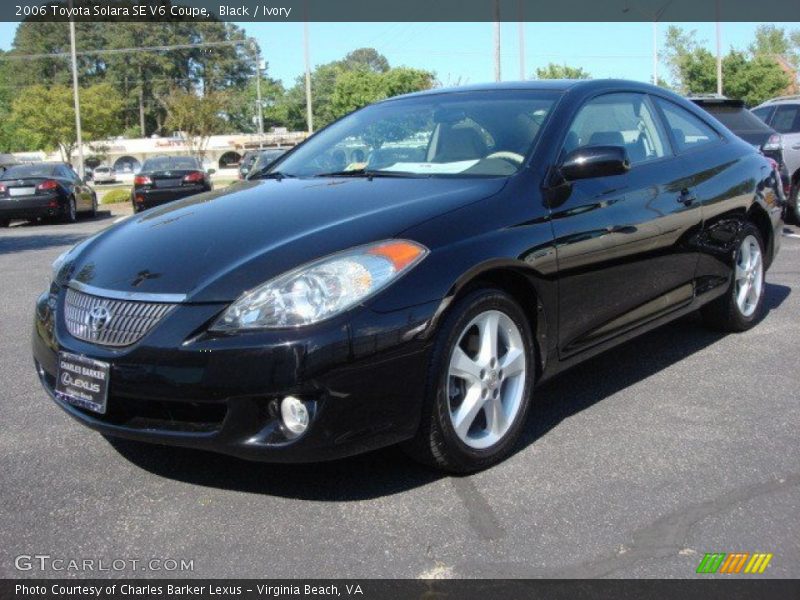 Black / Ivory 2006 Toyota Solara SE V6 Coupe