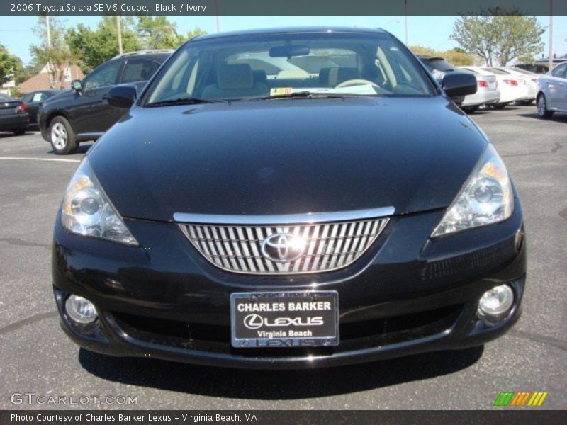 Black / Ivory 2006 Toyota Solara SE V6 Coupe
