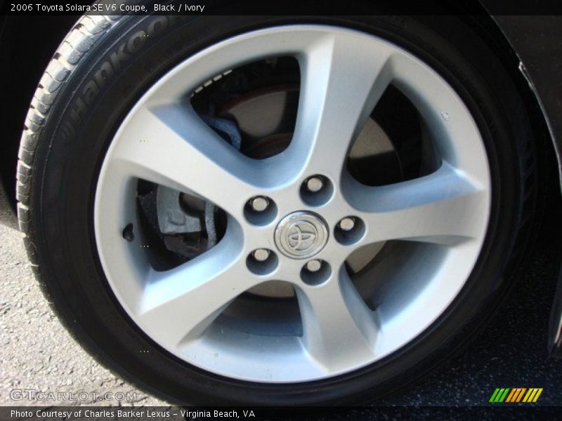 Black / Ivory 2006 Toyota Solara SE V6 Coupe