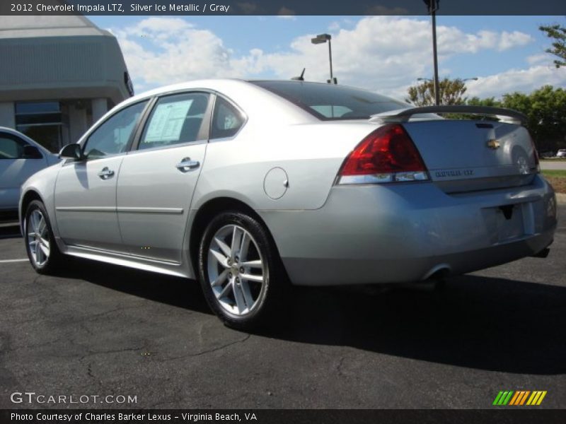 Silver Ice Metallic / Gray 2012 Chevrolet Impala LTZ