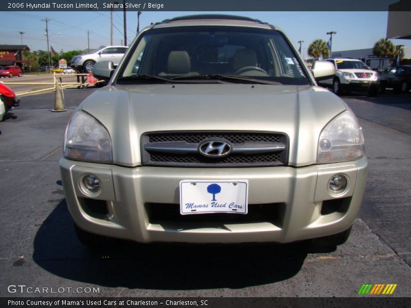 Sahara Silver / Beige 2006 Hyundai Tucson Limited