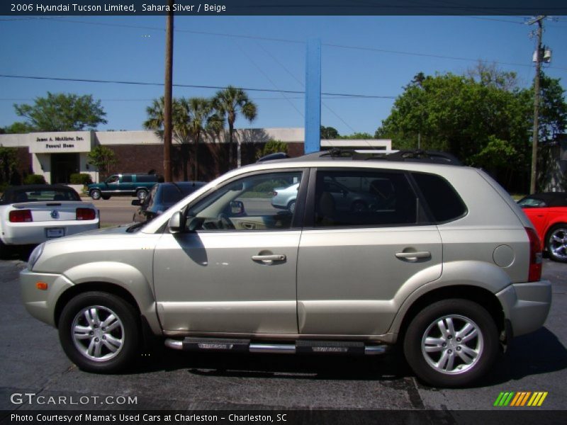 Sahara Silver / Beige 2006 Hyundai Tucson Limited