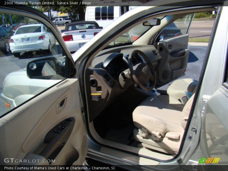 Sahara Silver / Beige 2006 Hyundai Tucson Limited