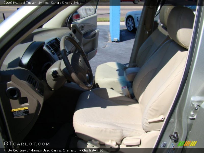 Sahara Silver / Beige 2006 Hyundai Tucson Limited