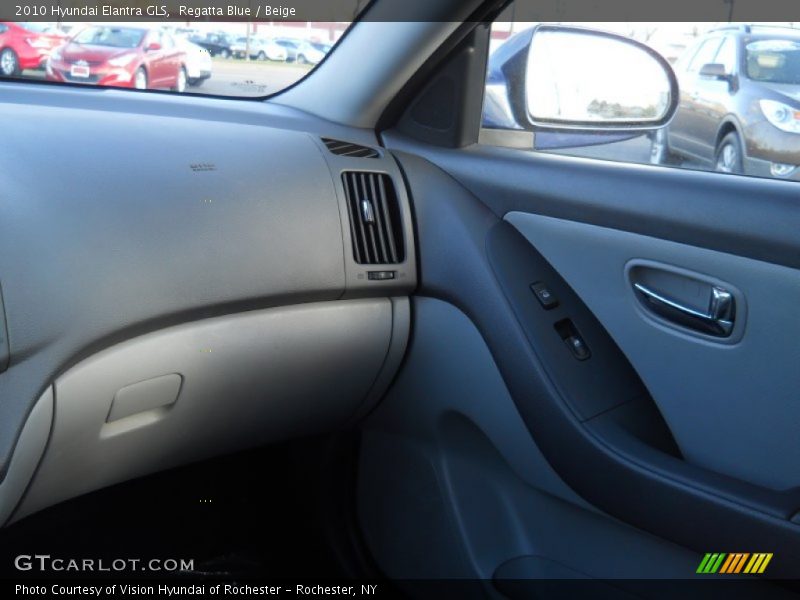 Regatta Blue / Beige 2010 Hyundai Elantra GLS