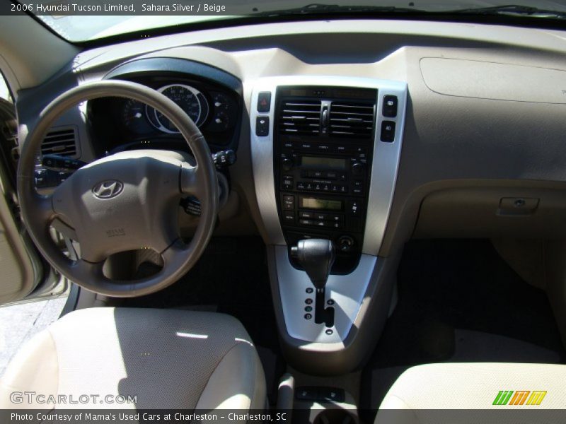 Sahara Silver / Beige 2006 Hyundai Tucson Limited
