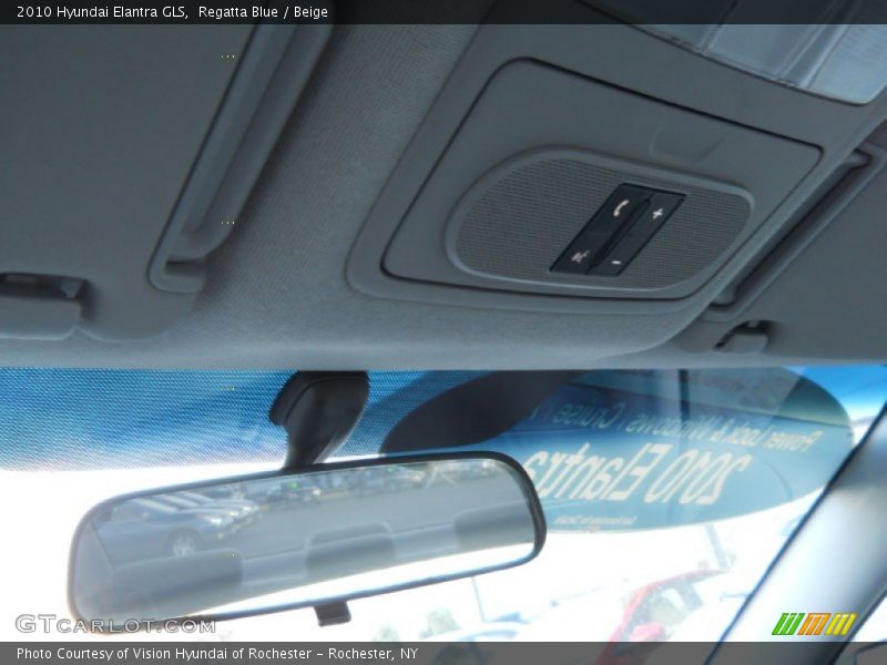 Regatta Blue / Beige 2010 Hyundai Elantra GLS