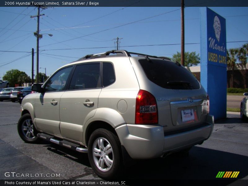 Sahara Silver / Beige 2006 Hyundai Tucson Limited