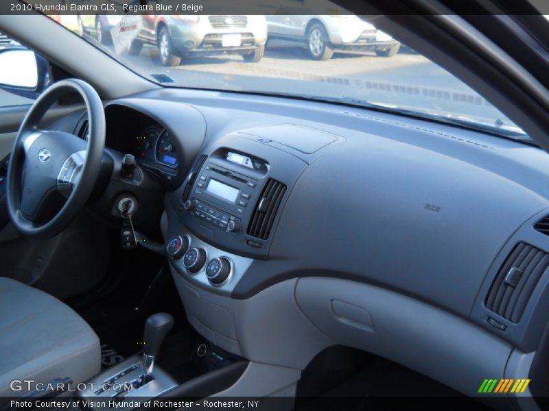 Regatta Blue / Beige 2010 Hyundai Elantra GLS