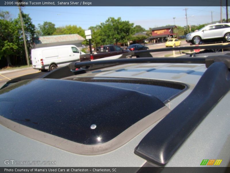 Sahara Silver / Beige 2006 Hyundai Tucson Limited