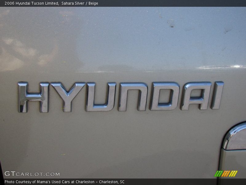 Sahara Silver / Beige 2006 Hyundai Tucson Limited