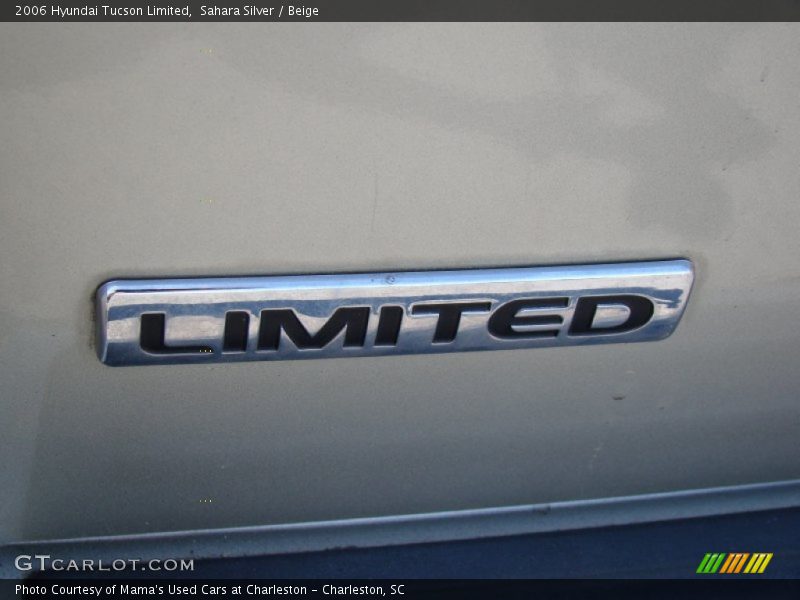 Sahara Silver / Beige 2006 Hyundai Tucson Limited