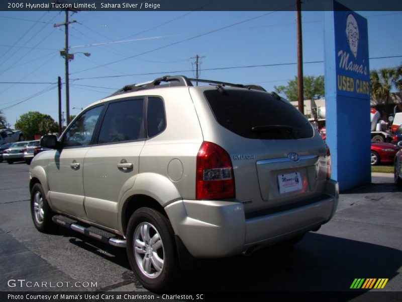 Sahara Silver / Beige 2006 Hyundai Tucson Limited