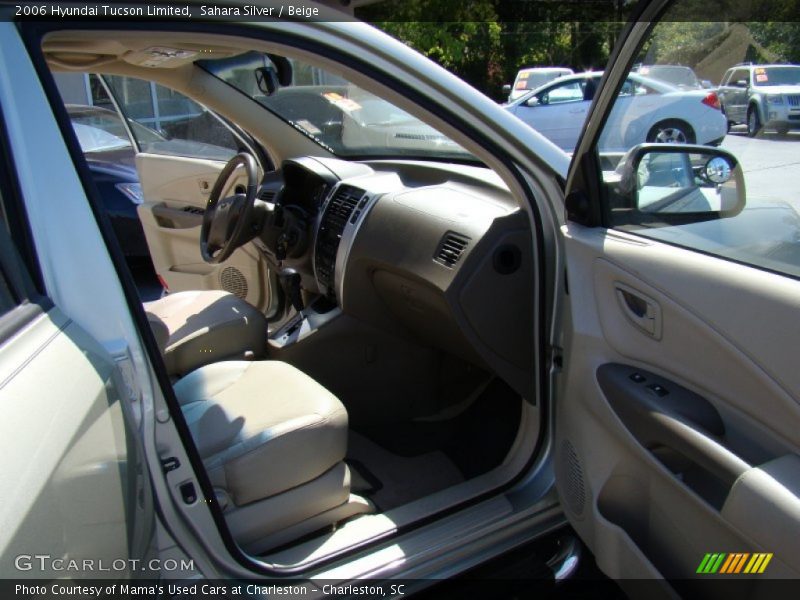 Sahara Silver / Beige 2006 Hyundai Tucson Limited