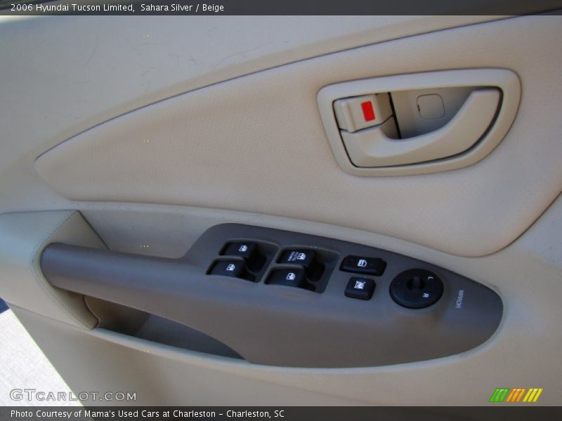Sahara Silver / Beige 2006 Hyundai Tucson Limited