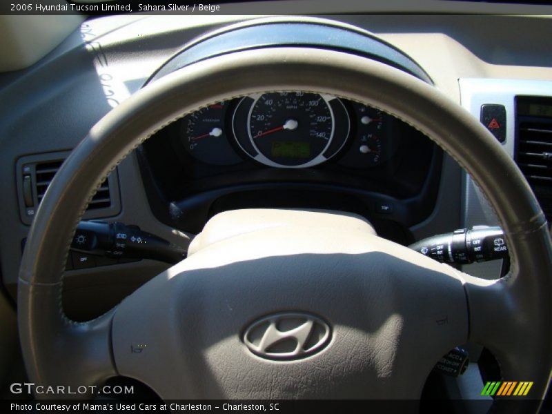 Sahara Silver / Beige 2006 Hyundai Tucson Limited