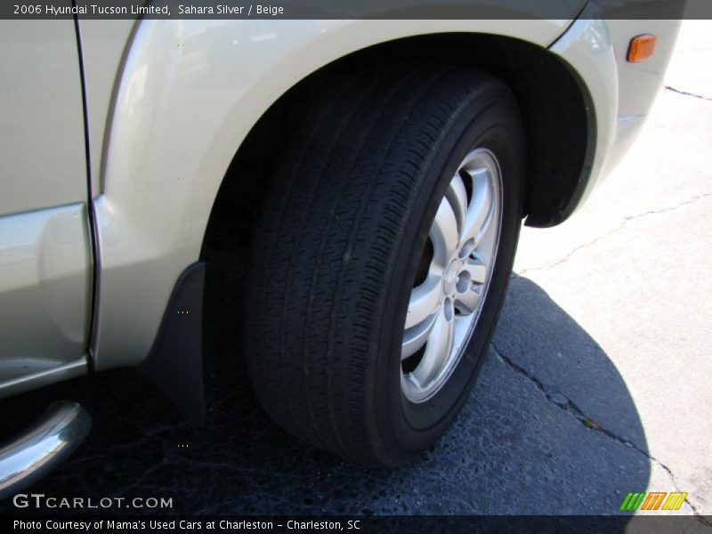 Sahara Silver / Beige 2006 Hyundai Tucson Limited