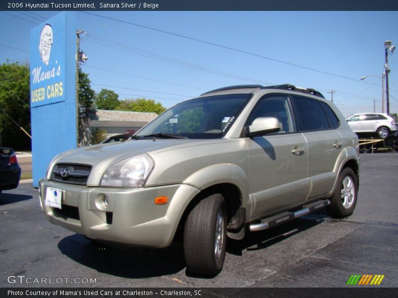 Sahara Silver / Beige 2006 Hyundai Tucson Limited