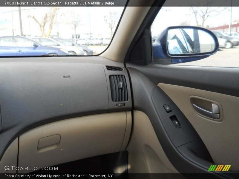 Regatta Blue Metallic / Beige 2008 Hyundai Elantra GLS Sedan