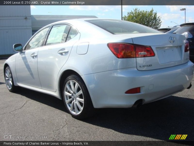 Crystal White / Cashmere Beige 2006 Lexus IS 250 AWD