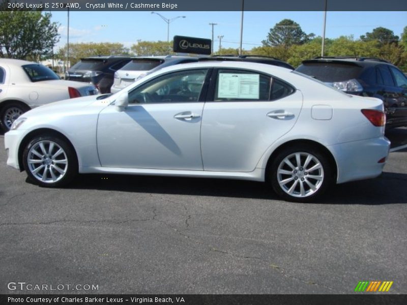 Crystal White / Cashmere Beige 2006 Lexus IS 250 AWD