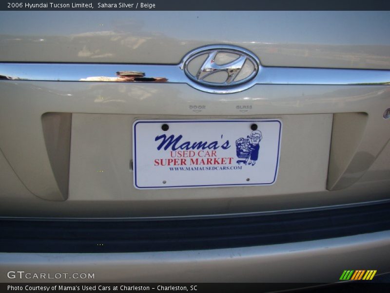 Sahara Silver / Beige 2006 Hyundai Tucson Limited