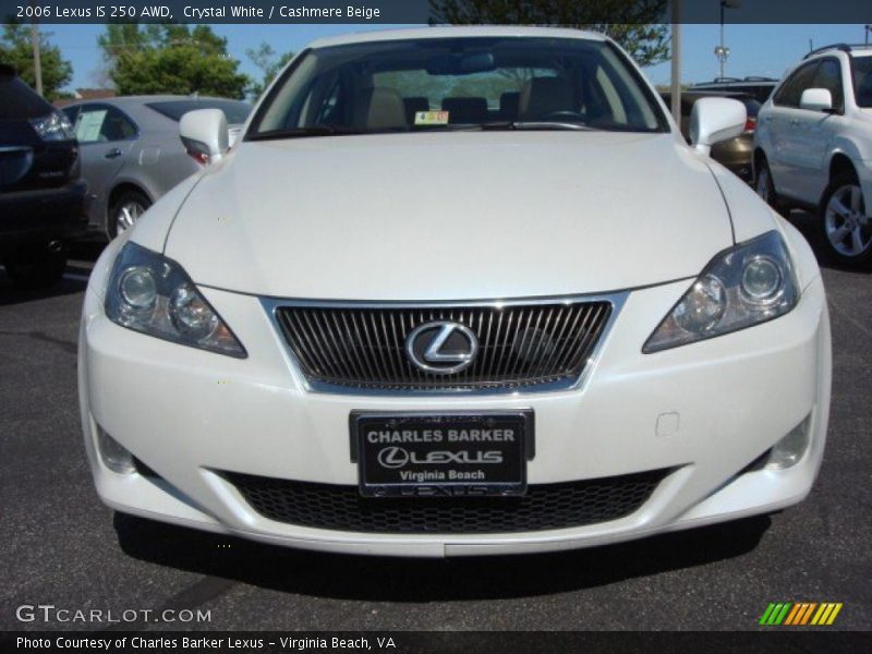 Crystal White / Cashmere Beige 2006 Lexus IS 250 AWD