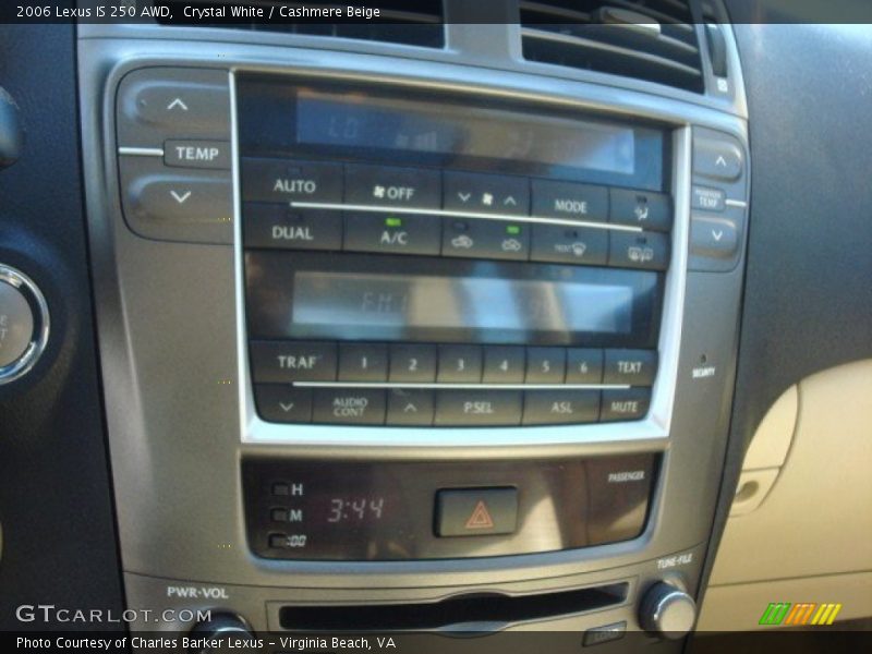 Crystal White / Cashmere Beige 2006 Lexus IS 250 AWD