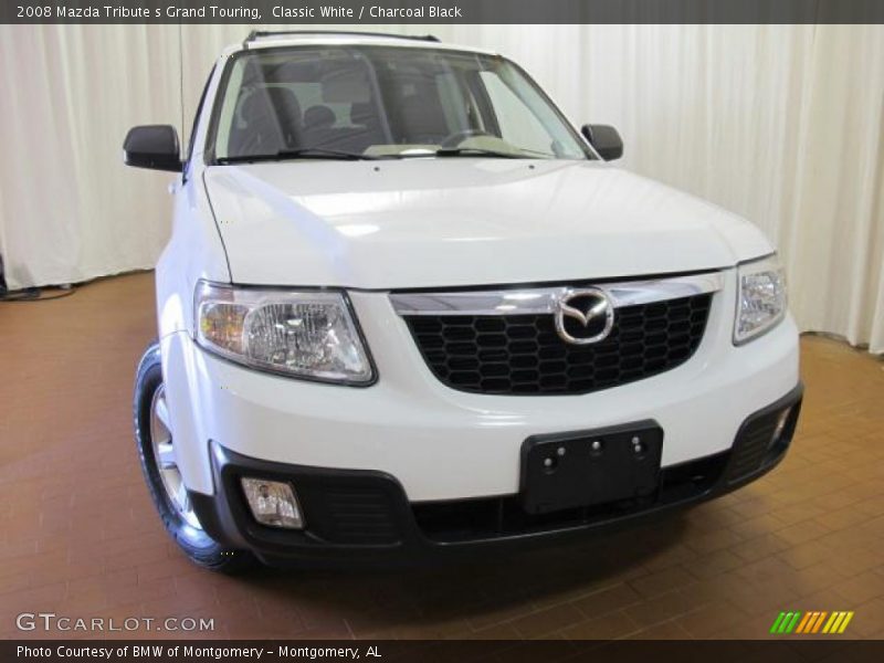 Classic White / Charcoal Black 2008 Mazda Tribute s Grand Touring