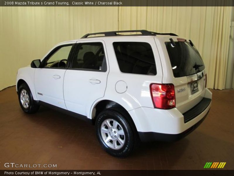 Classic White / Charcoal Black 2008 Mazda Tribute s Grand Touring