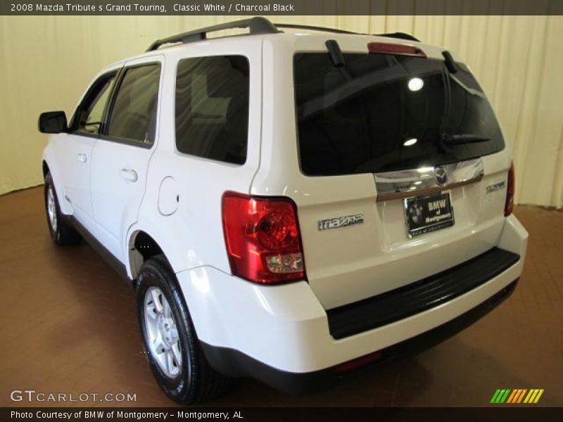 Classic White / Charcoal Black 2008 Mazda Tribute s Grand Touring