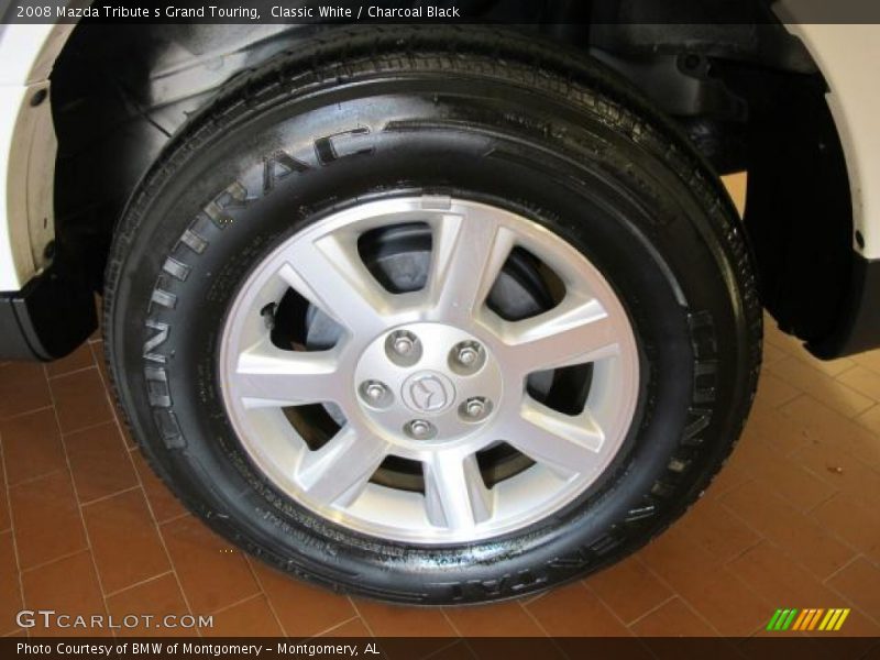 Classic White / Charcoal Black 2008 Mazda Tribute s Grand Touring