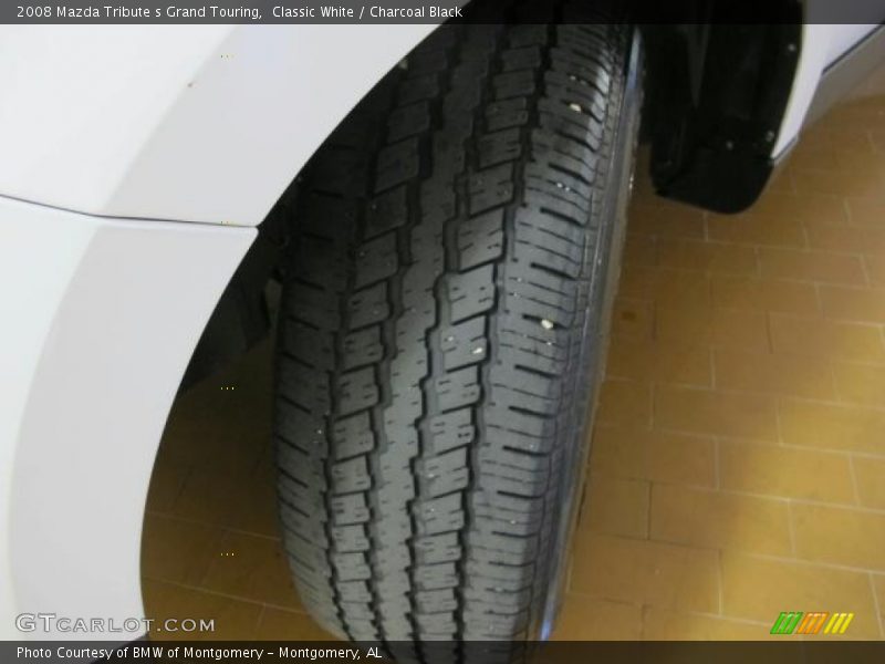 Classic White / Charcoal Black 2008 Mazda Tribute s Grand Touring