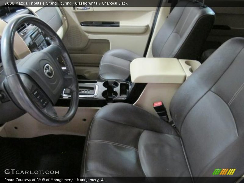 Classic White / Charcoal Black 2008 Mazda Tribute s Grand Touring