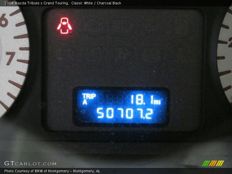 Classic White / Charcoal Black 2008 Mazda Tribute s Grand Touring