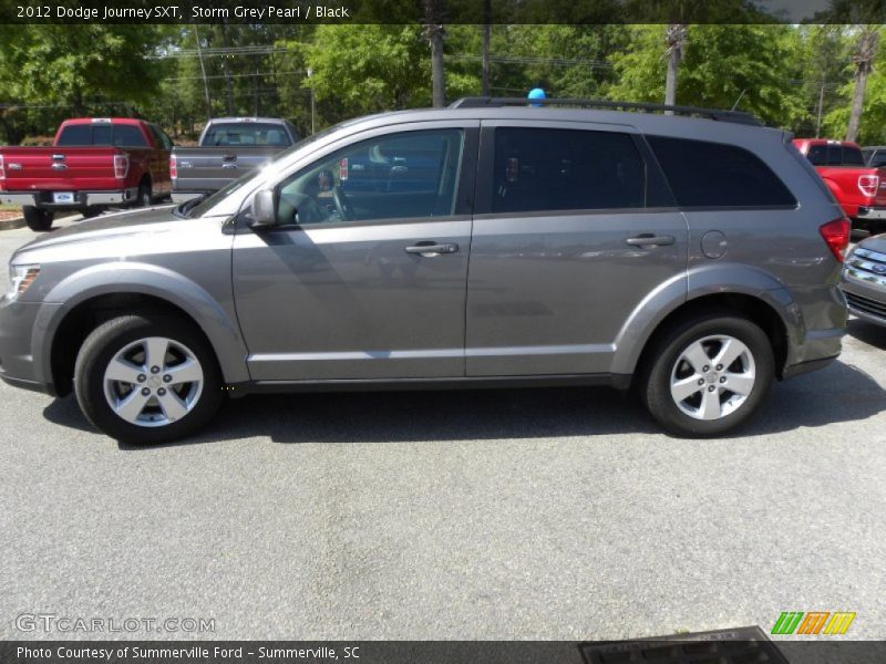 Storm Grey Pearl / Black 2012 Dodge Journey SXT