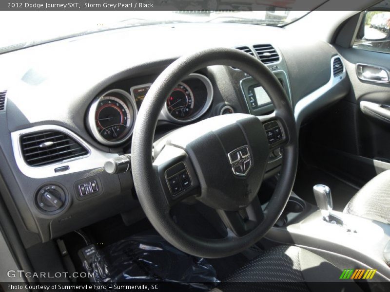 Storm Grey Pearl / Black 2012 Dodge Journey SXT