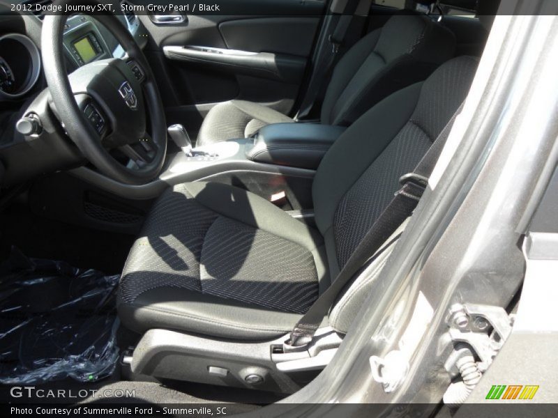 Storm Grey Pearl / Black 2012 Dodge Journey SXT
