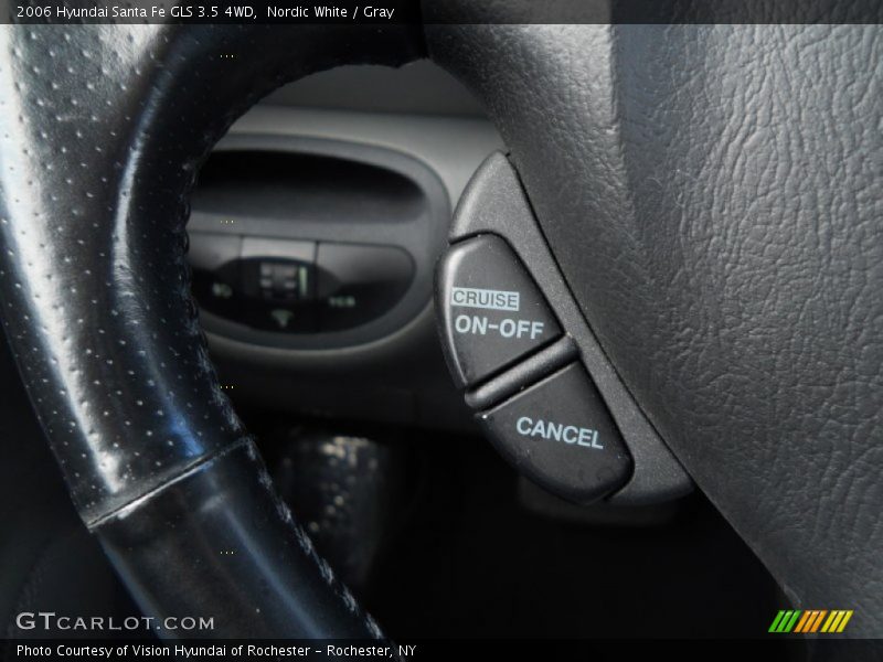 Nordic White / Gray 2006 Hyundai Santa Fe GLS 3.5 4WD