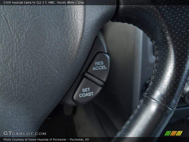 Nordic White / Gray 2006 Hyundai Santa Fe GLS 3.5 4WD