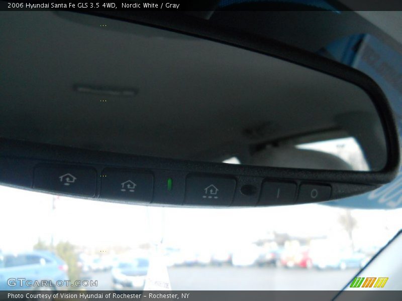Nordic White / Gray 2006 Hyundai Santa Fe GLS 3.5 4WD