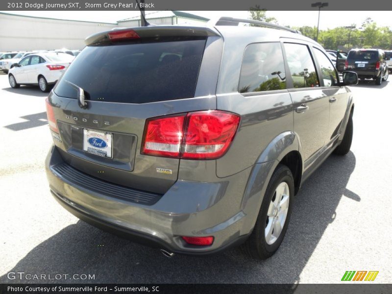 Storm Grey Pearl / Black 2012 Dodge Journey SXT