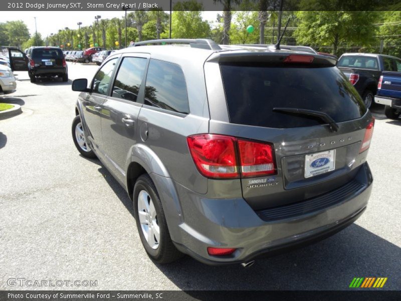 Storm Grey Pearl / Black 2012 Dodge Journey SXT