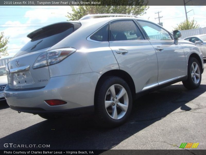 Tungsten Silver Pearl / Black/Brown Walnut 2010 Lexus RX 350