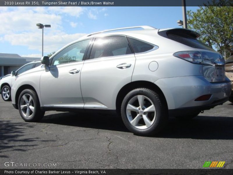 Tungsten Silver Pearl / Black/Brown Walnut 2010 Lexus RX 350