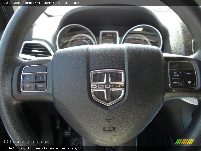 Storm Grey Pearl / Black 2012 Dodge Journey SXT