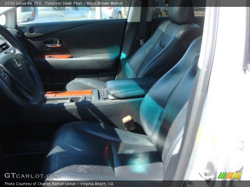 Tungsten Silver Pearl / Black/Brown Walnut 2010 Lexus RX 350