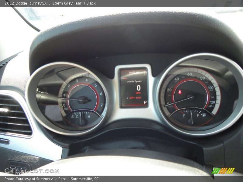Storm Grey Pearl / Black 2012 Dodge Journey SXT